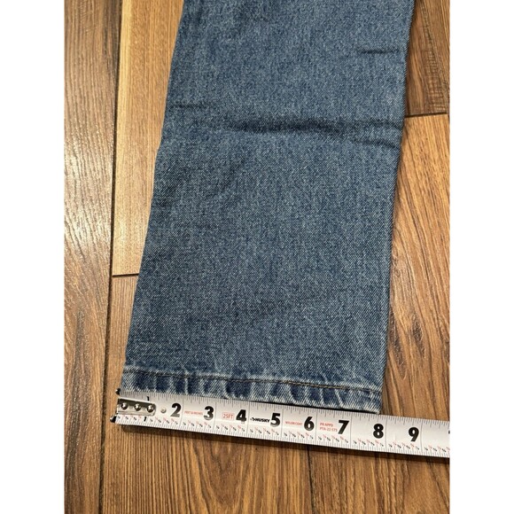 Wrangler Rustler Men's Regular Fit Jeans Size 34x27 Dark Blue Denim - Picture 7 of 7